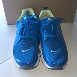 Nike training foam blue shoes